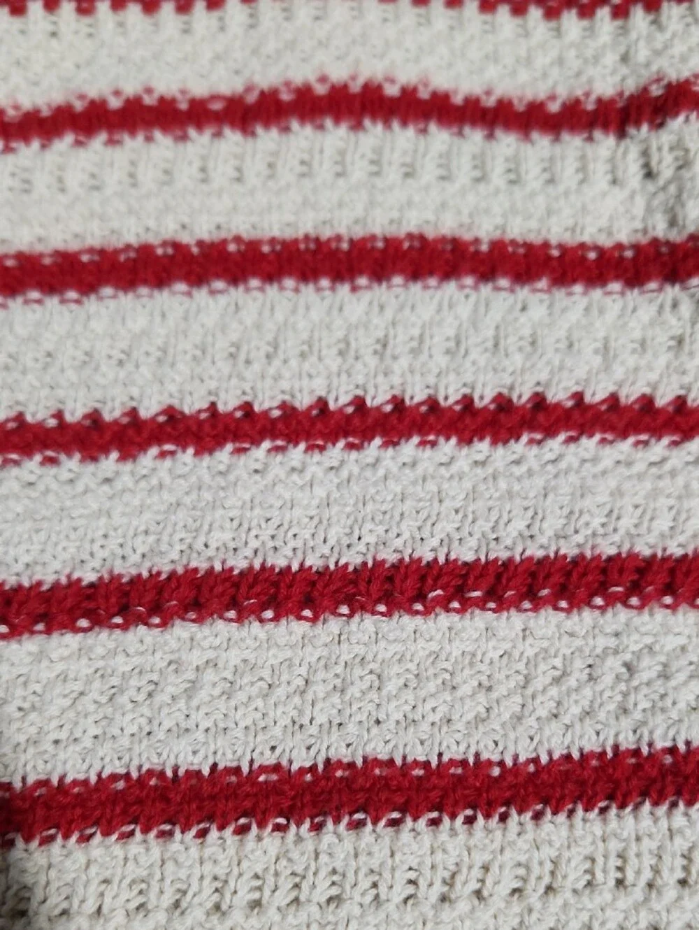​Jessica Simpson Toddler Girls Knit Sweater Shorts Set Red Cream Stripe 4T